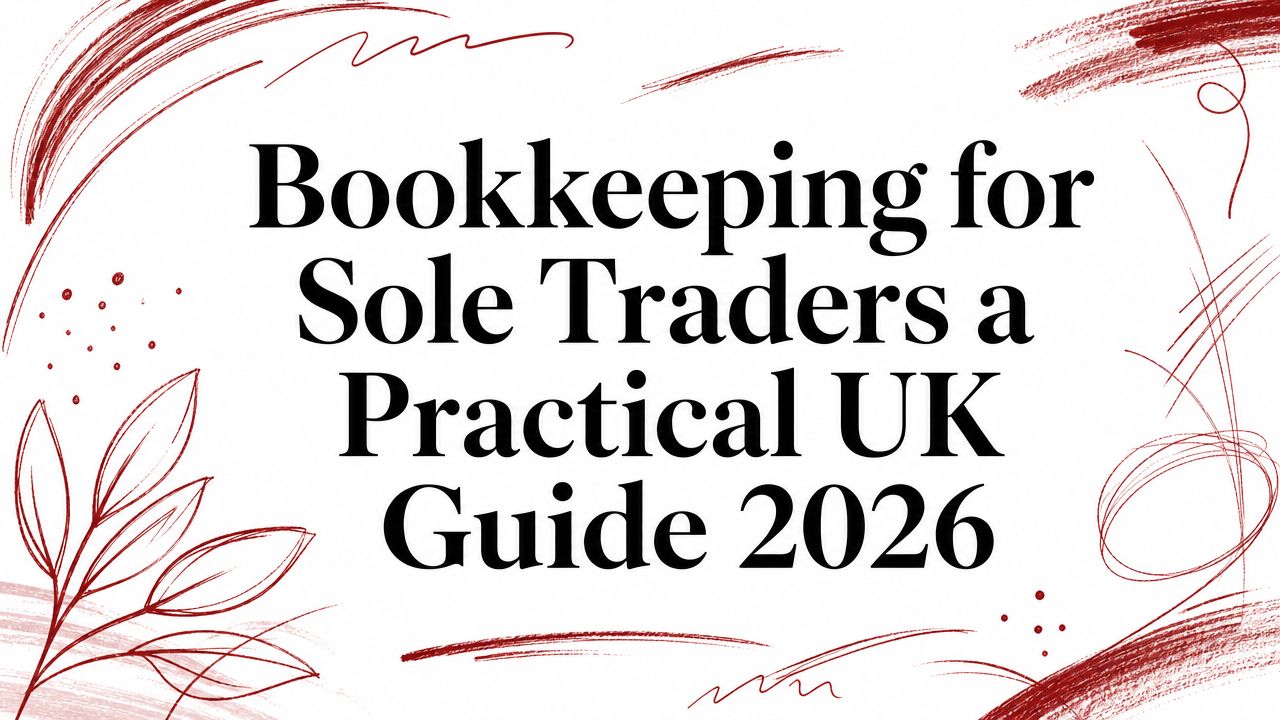 Bookkeeping for Sole Traders a Practical UK Guide 2026