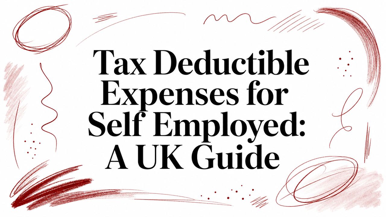 Tax Deductible Expenses for Self Employed: A UK Guide