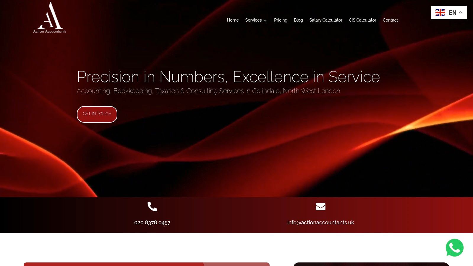 Screenshot from https://actionaccountants.uk