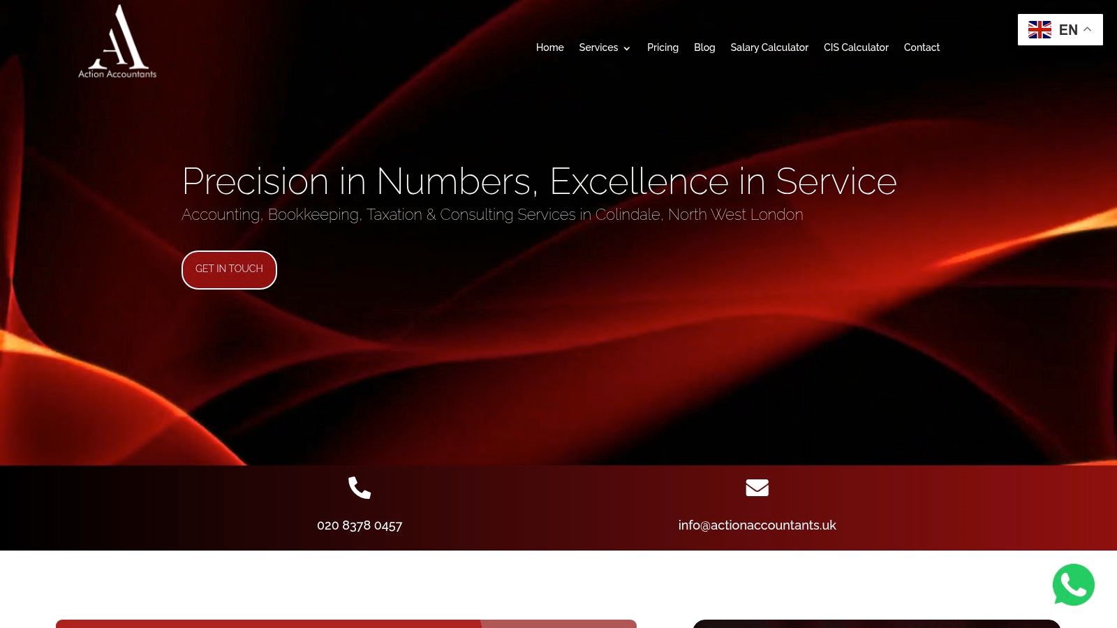 Screenshot from https://actionaccountants.uk