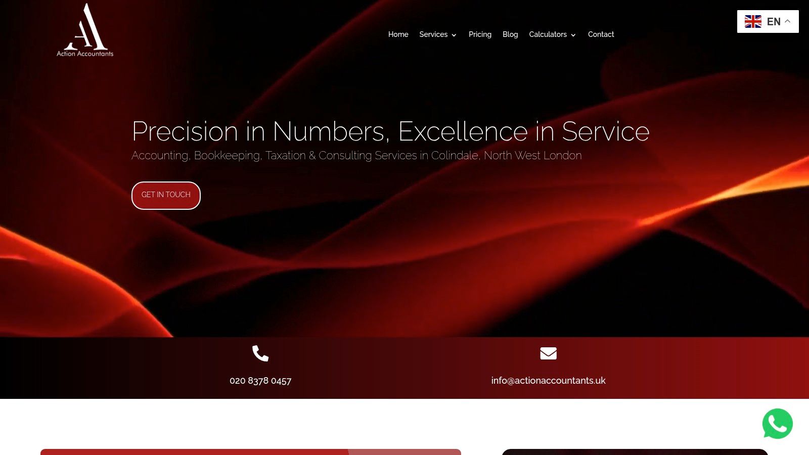 Screenshot from https://actionaccountants.uk