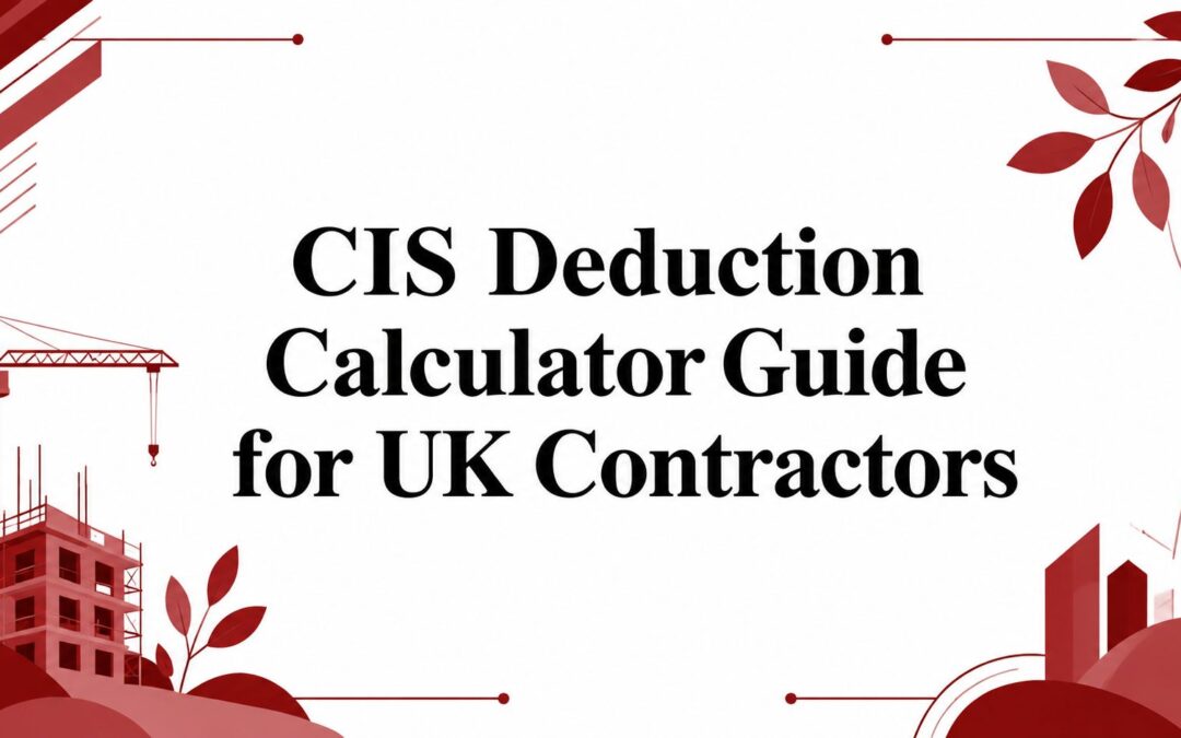 CIS Deduction Calculator Guide for UK Contractors
